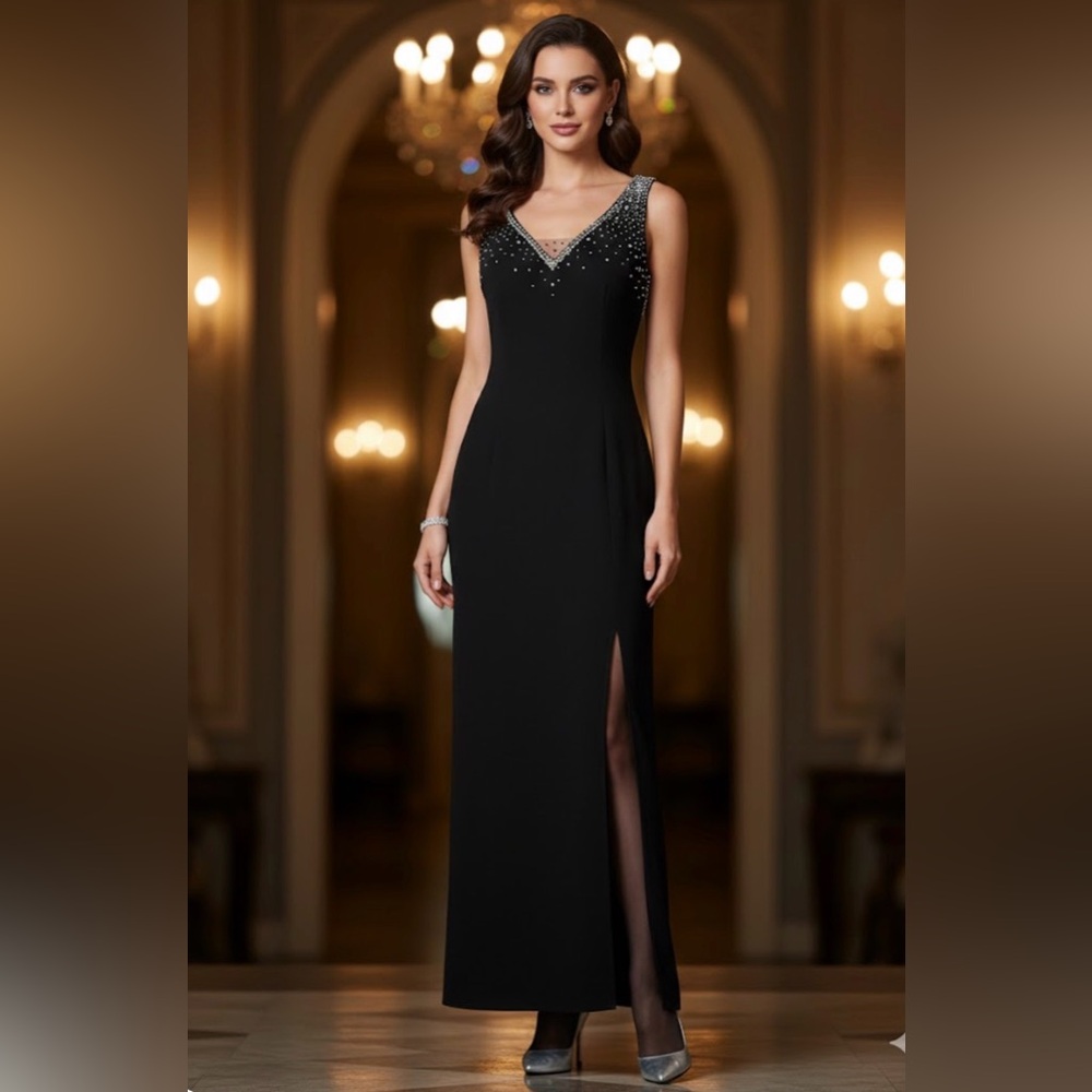 Elegant Black Prom Dress